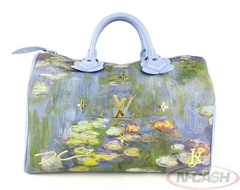 louis vuitton x monet|louis vuitton jeff koons handbag.